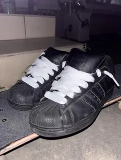 スーパースターブラック27.5 厚タン SK8箱付き swagリメイクスケーターのサムネイル