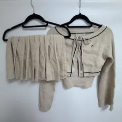 andmary Jennie line knit set up 袋未開封！新品 | Mercari