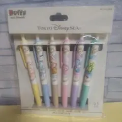 Duffy and Friends ボールペンセット 0.5mm 袋８枚