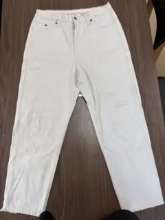 Johnbull ジョンブル デニム パンツ ホワイト Mのサムネイル