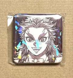 モクテルバー ロト グリッター缶バッジ 煉獄杏寿郎