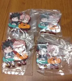 呪術廻戦ガチャ　虎杖伏黒キーホルダー　4個セット