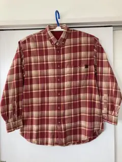 パパス PAPAS 長袖起毛ネルシャツ Ｌのサムネイル