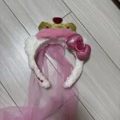 ピンク王冠カチューシャ
