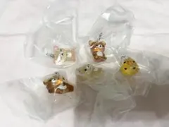リラックマ クリアマスコットチャーム　めじるしアクセサリー　コンプリートセット