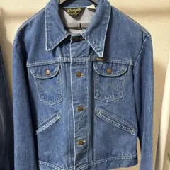 70s Wrangler 126MJ デニムジャケット USA製 黒タグ 42のサムネイル