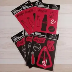コカ・コーラ　オリジナルデコレーションシール　2種6枚