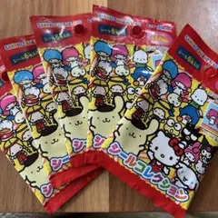 未開封 サンリオキャラクターズ シールコレクション 5パック　セリア