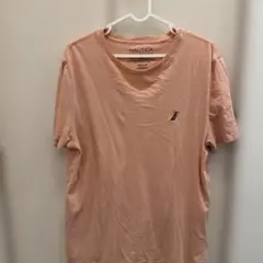 NAUTICA Tシャツ ピンク Lサイズ