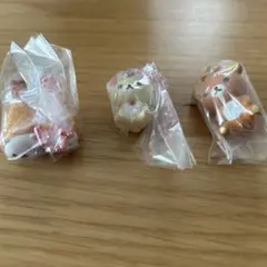 サンエックスチャーム　3個セット　にゃんにゃんにゃんこ　コリラックマ　リラックマ