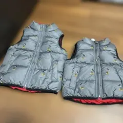 GAP ミッキーマウス柄 ダウンベスト 110.90