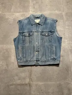 Eddie Bauer デニムベスト ノースリーブ ジージャンベスト90s