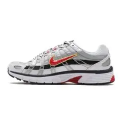 Nike P6000 スニーカー ホワイト/レッド 24cm