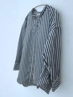 SHIPS any:<洗濯機可能> バンドカラー シャツ