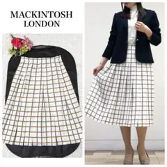 極美品♡ マッキントッシュロンドン スカートスーツ セットアップ ツイード 36 マッキントッシュロンドン 極美品 セットアップ トップス ロング
