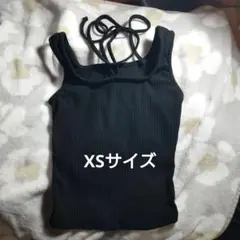 リブ編み タンクトップXS
