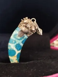 vintage ヴィンテージ バロン神 牙ターコイズ silver925