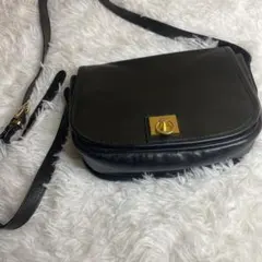 【中古】ＣＥＬＩＮＥ　ガンチーニ　金具　ワンショルダー　ショルダーバッグ