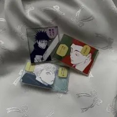 呪術廻戦展 五条悟 伏黒恵　日車寛見　 アクリルバッジスタンドコレクション