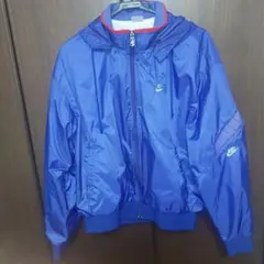 ロゴ刺繍２ヶ所希少　90s NIKE ナイキ ナイロンジャケット　ビンテージ美品