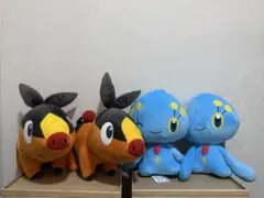 ポケモン ぬいぐるみ マナフィ　ポカブ　各2体合計4体セット