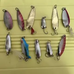 トラウト用スプーン ルアー 10個セットのサムネイル