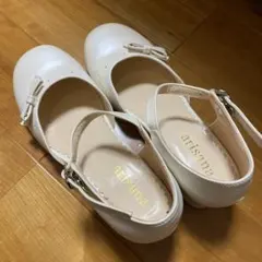 ピアノ発表会ariana ホワイトフォーマルシューズ