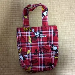 ハンドメイド　小さめ手提げバッグ