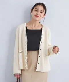 2025年green label relaxingカノコブレード Vネックニット