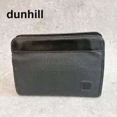 ダンヒルdunhill クラッチ レザー ファスナー セカンドバッグ メンズ