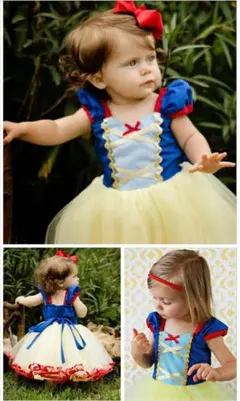 スノーホワイト風ドレス 110cm~