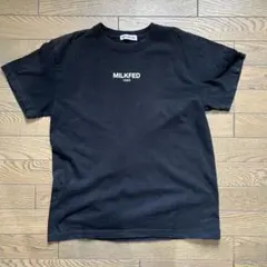 MILKFED. ミルクフェド　ロゴTシャツ　黒　F