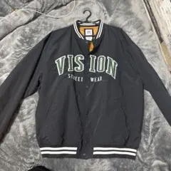 VISION STREET WEAR スタジャン Mサイズ ブラック