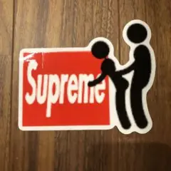 SUPREME STICK ステッカー　ブラック
