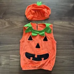 かぼちゃ コスチューム 帽子付き