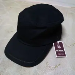 AVIREX ブラック ワークキャップ 57〜59cm