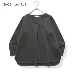 SHOO・LA・RUE シューラルー Ｖネック 長袖ブラウス プルオーバー Fのサムネイル