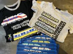 電車デザイン Tシャツ 3枚セット