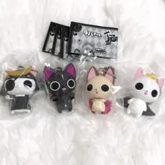 ラバFig. にゃんぱいあ 全4種 コンプリートセット フルコンプセット ガチャ