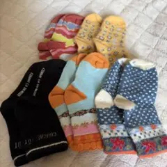 カラフルベビー靴下 5足セット