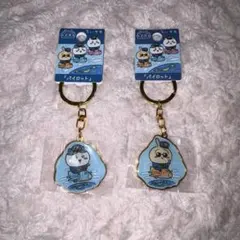 ご当地キーホルダー 空港限定 パイロット ハチワレ うさぎ セット