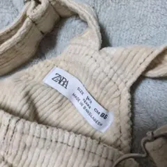 【値下げ】ZARA コーデュロイサロペット　ワンピース　スカート 86cm