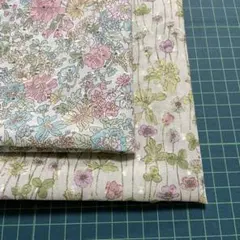 h10 リバティはぎれセット レース生地・織ドット生地