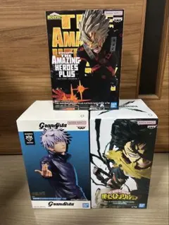 最新プライズフィギュアまとめ売り　ヒロアカ、緑谷、爆豪、呪術廻戦　五条悟