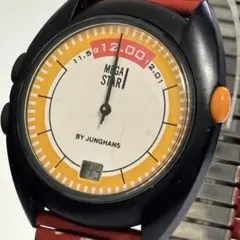 JUNGHANS MEGA STAR 腕時計 クォーツ アナログ メンズ 希少