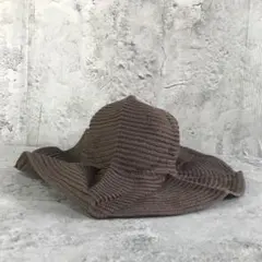 cy343古着　帽子　バケットハット　ハット　ダークブラウン　90s Y2K