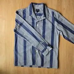 NOAH NY SS20 長袖シャツ サイズS 開襟 ボックス ストライプのサムネイル