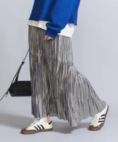 チンツ ランダムプリーツ スカート