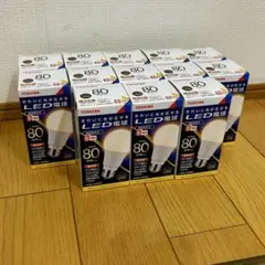 13個　東芝　80W　LED電球　LDA9L-G/80W/2　電球色　E26