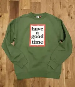 have a good time スエット グリーン 緑 S